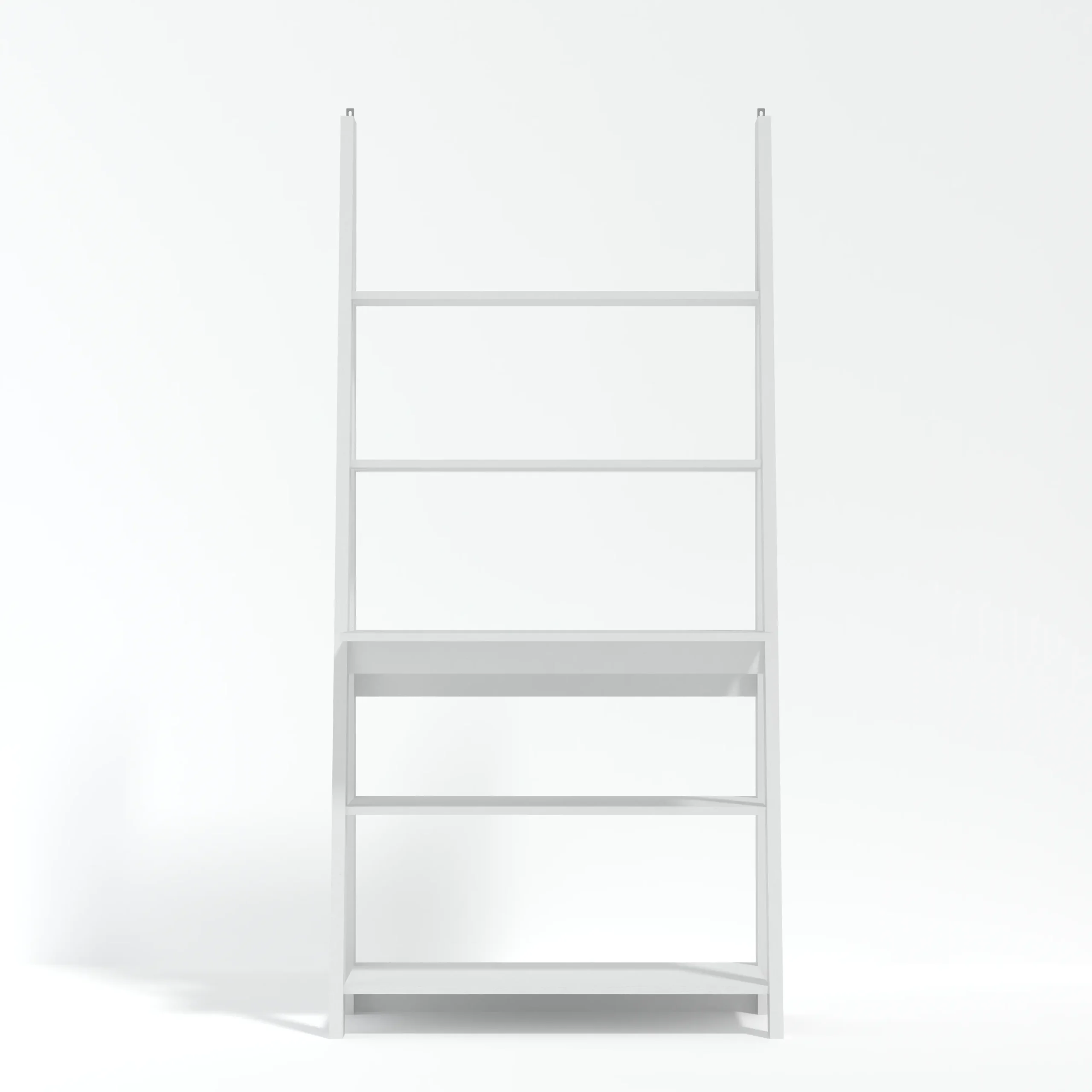 tiva-ladder-desk-white-fino - Jamies Furniture